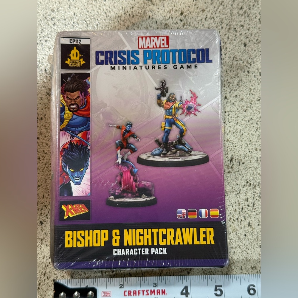 Atomic Mass Games x Marvel - Bishop and Nightcrawler from X-Men Miniatures Pack
